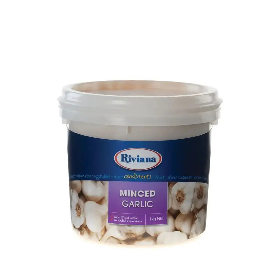 Riviana Garlic Minced 1kg Petits Tresors