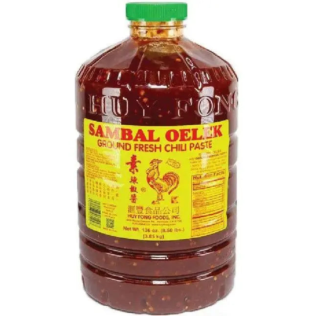 Sambal Oelek – Ground Fresh Chilli Paste in Bulk (3.85kg) | Authentic Indonesian Heat Huy Fong