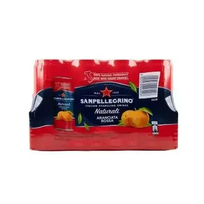 Sanpellegrino Aranciata Rossa – 330ml x 12 | Italian Sparkling Blood Orange Refreshment SanPellegrino
