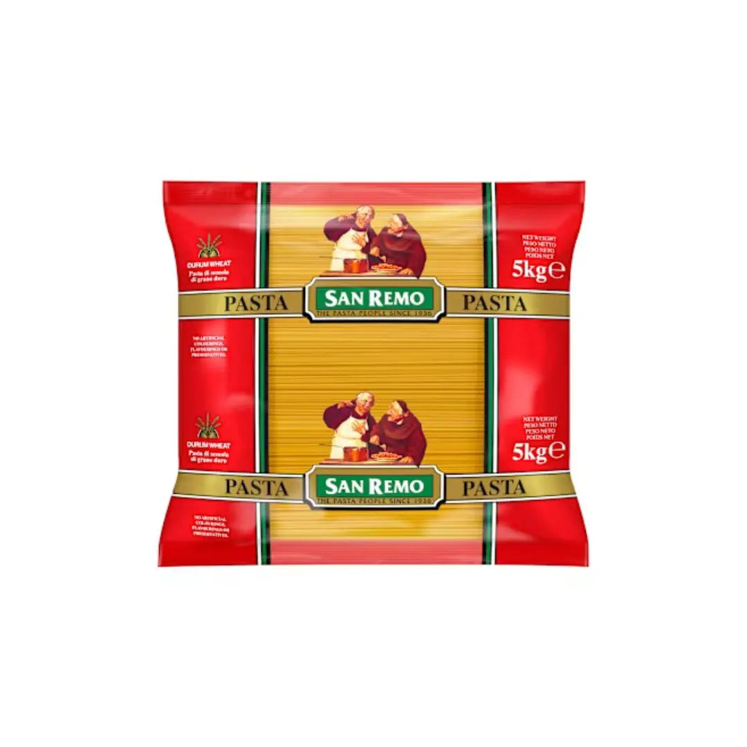 San Remo Dry Pasta #5 Spaghetti 5kg - Petits Tresors