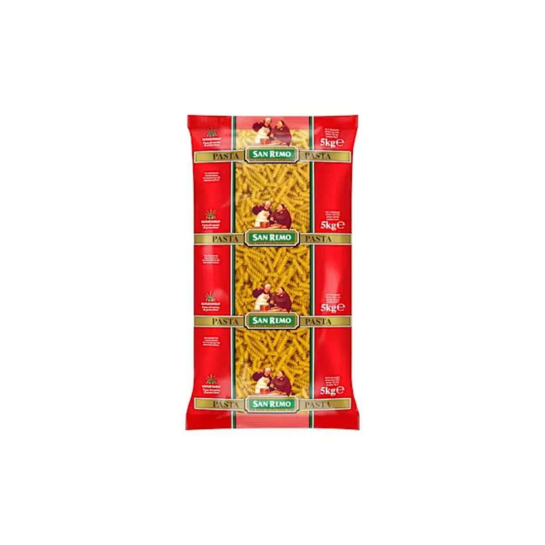 San Remo Dry Pasta #16 Spirals 5kg – Bite-Sized Magic in Every Twist! - Petits Tresors
