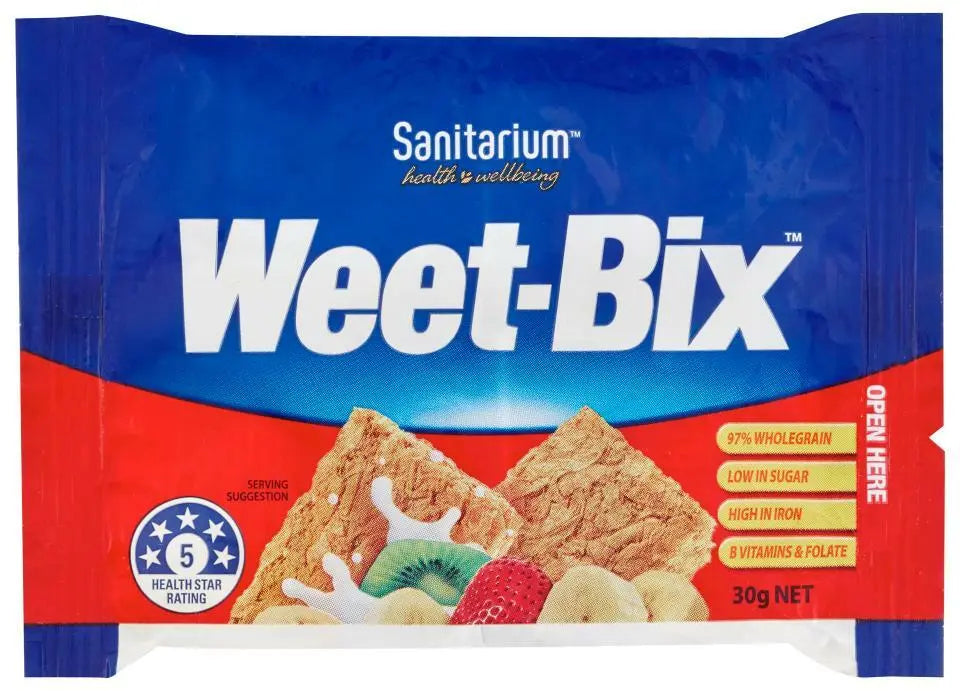 Sanitarium Weet-Bix 31g Sachet – Convenient Wholegrain Breakfast Portion Sanitarium