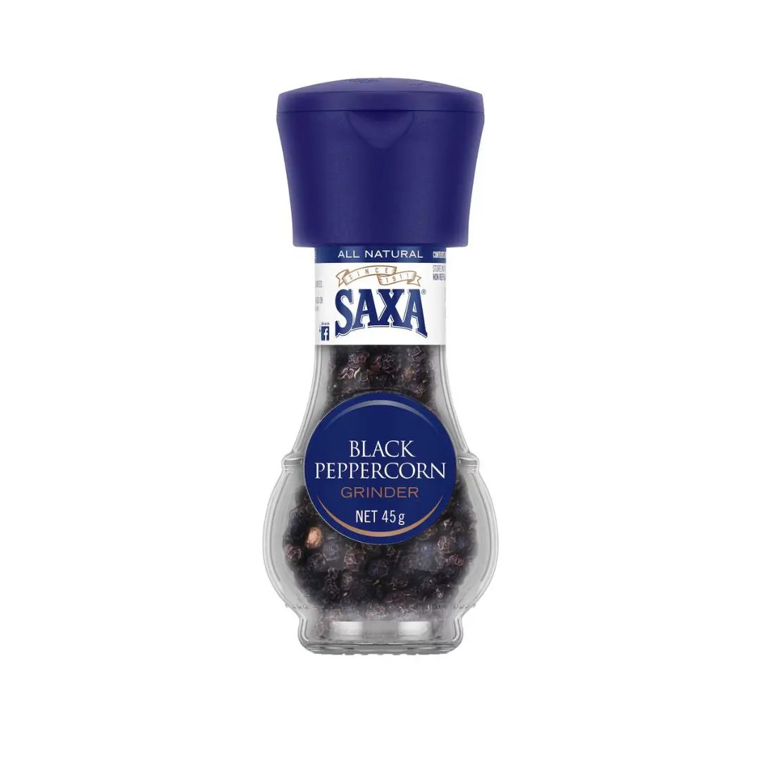 Saxa Gourmet Grinder Black Peppercorns