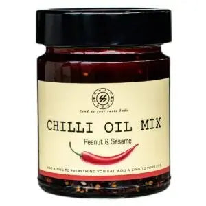 Ansh Foods | Chilli Oil Mix | Peanut & Sesame 250g | V GF - petitstresors