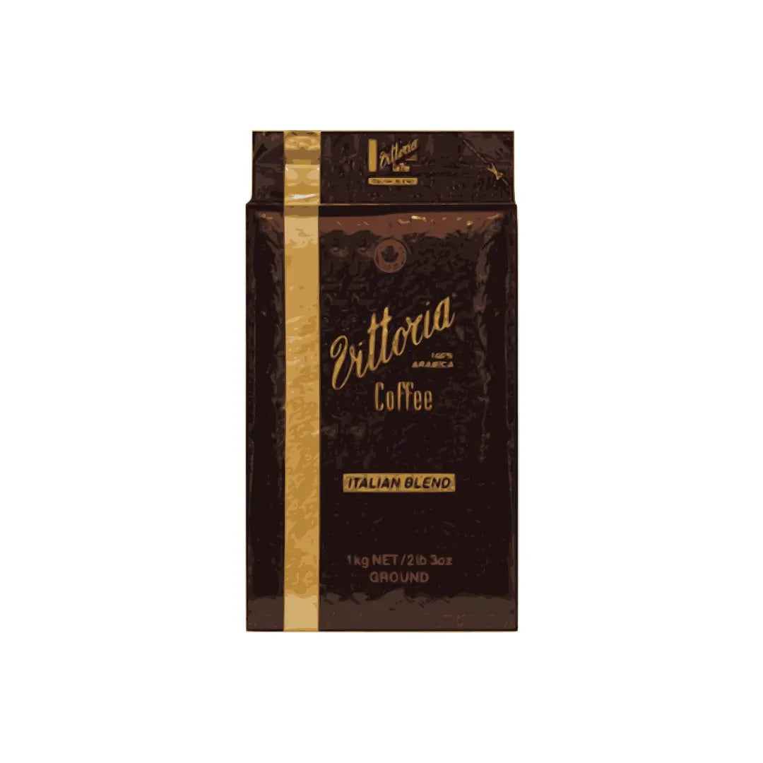 Vittoria Italian Blend Ground Coffee 1kg Vittoria