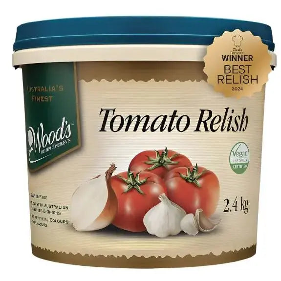 Wood's Tomato Relish 2.4kg – Gluten Free, Big on Flavour Wood's