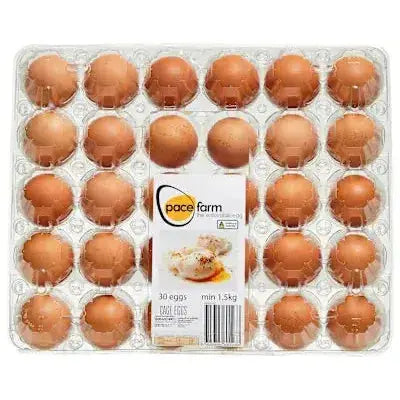 Pace Farm Large Cage Eggs 30 Pack – 1.5kg Pace Farms