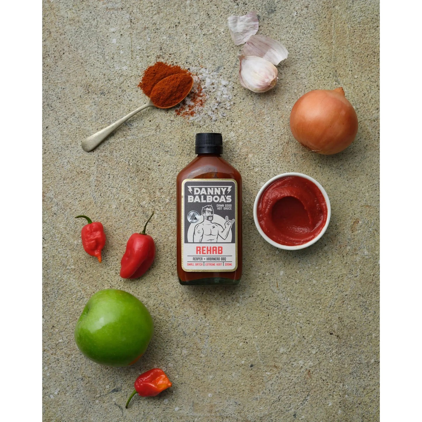 Danny Balboa | REHAB Reaper & Habanero BBQ | Petitstresors Danny Balboas