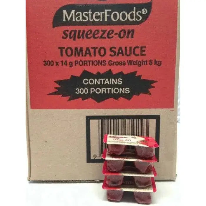 MasterFoods Tomato Sauce Squeeze-On | 50 x 14g MasterFoods