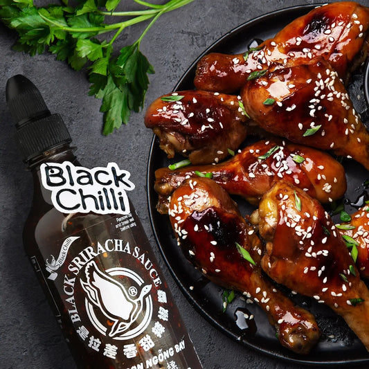 Flying Goose Brand black Sriracha