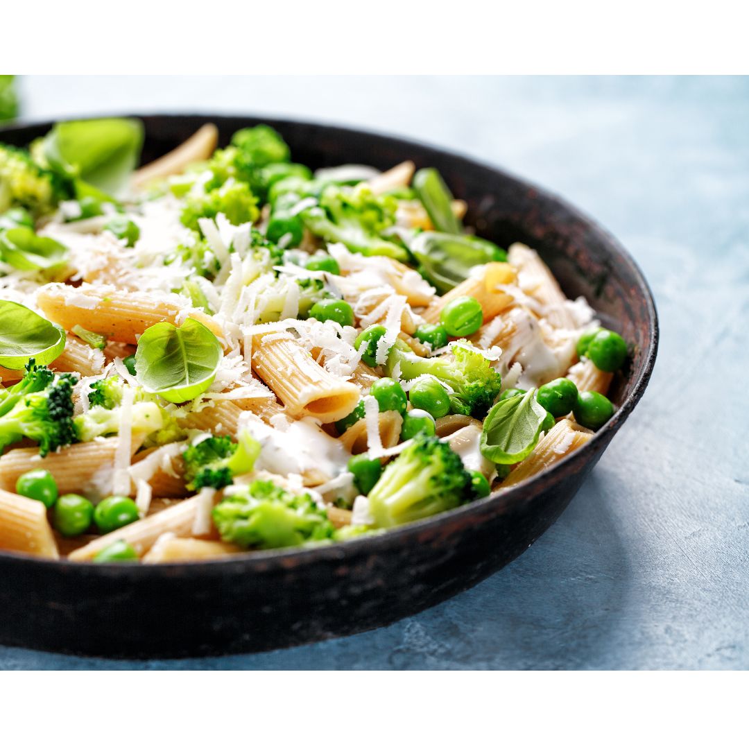 Creamy Vegan Gluten-Free Alfredo Pasta - Petits Tresors