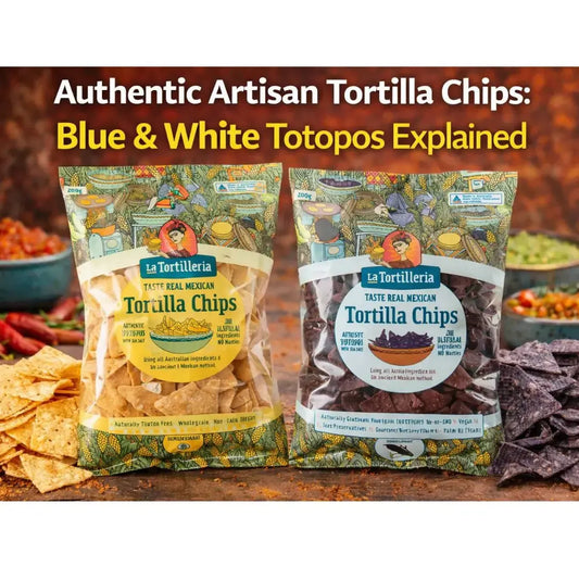 Authentic Artisan Tortilla Chips: Blue & White Totopos Explained - Petits Tresors