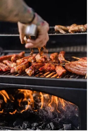 picture of meat being barbecued