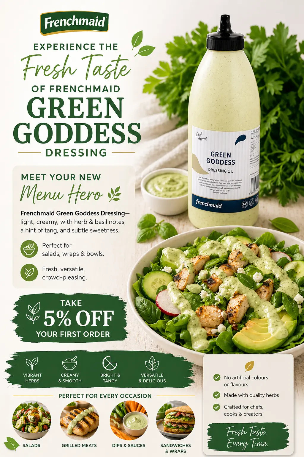 Frenchmaid Green Goddess Dressing - Petits Tresors