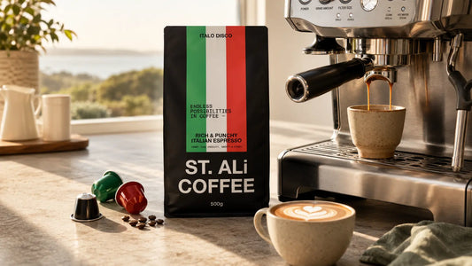 ST. ALi Italo Disco: The Dark Roast That Refuses to Sit Quietly