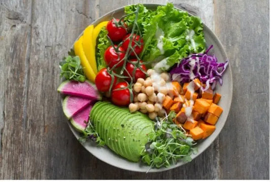 picture of vegan food on a plate