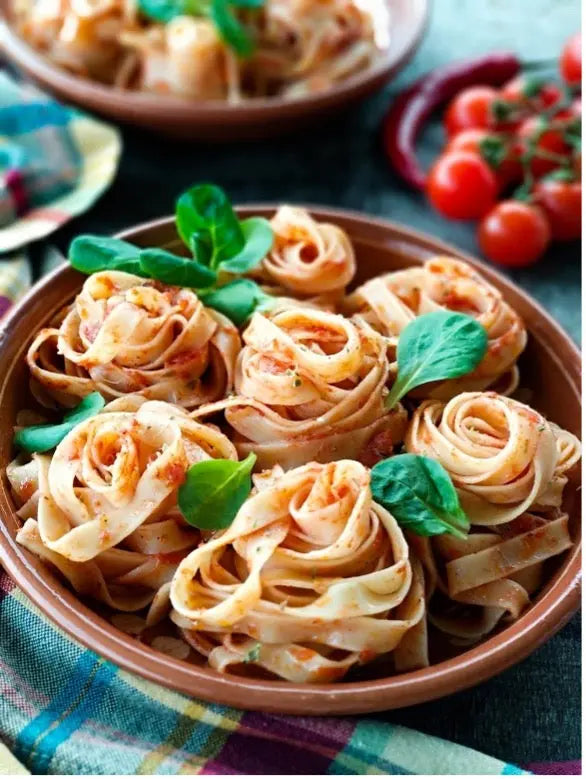 picture of pasta dishes on a table