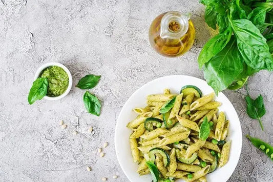 Basil-Pesto-Bliss-Unveiling-the-Culinary-Symphony-with-Pukara-Estate-s-Artisan-EVOOs-and-Mediterranean-Delights petitstresors