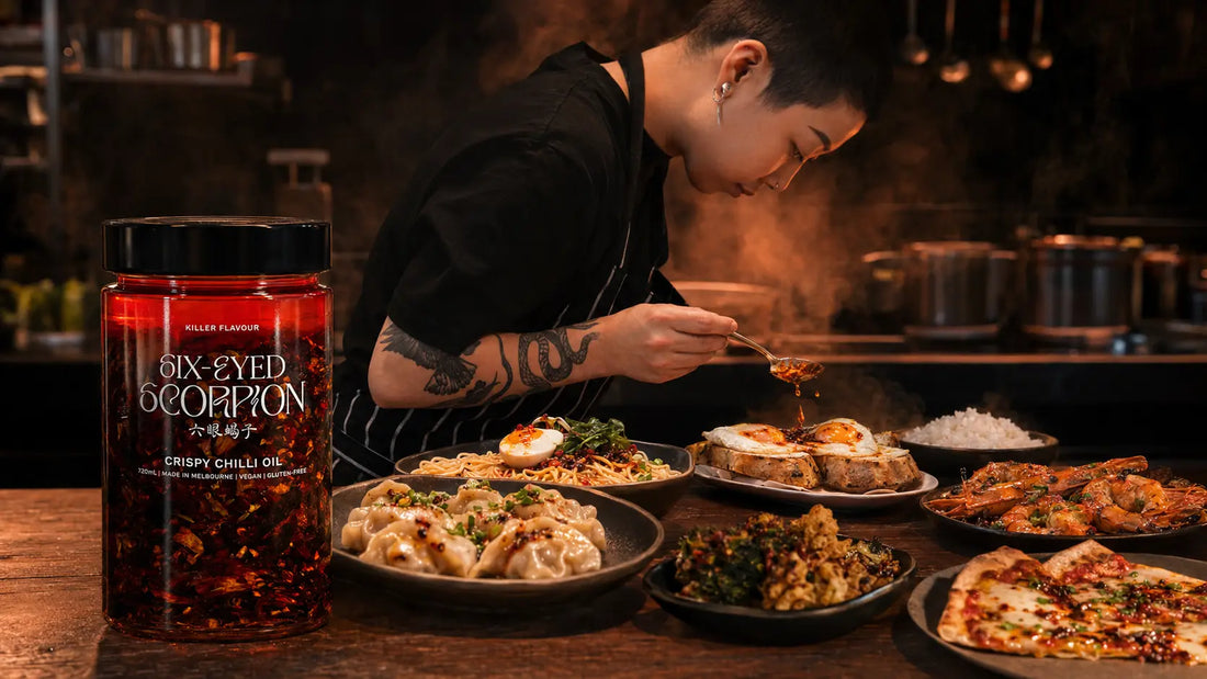 12 Delicious Things to Eat With Six-Eyed Scorpion Crispy Chilli Oil