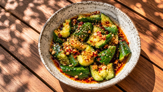 Smashed Cucumber Salad