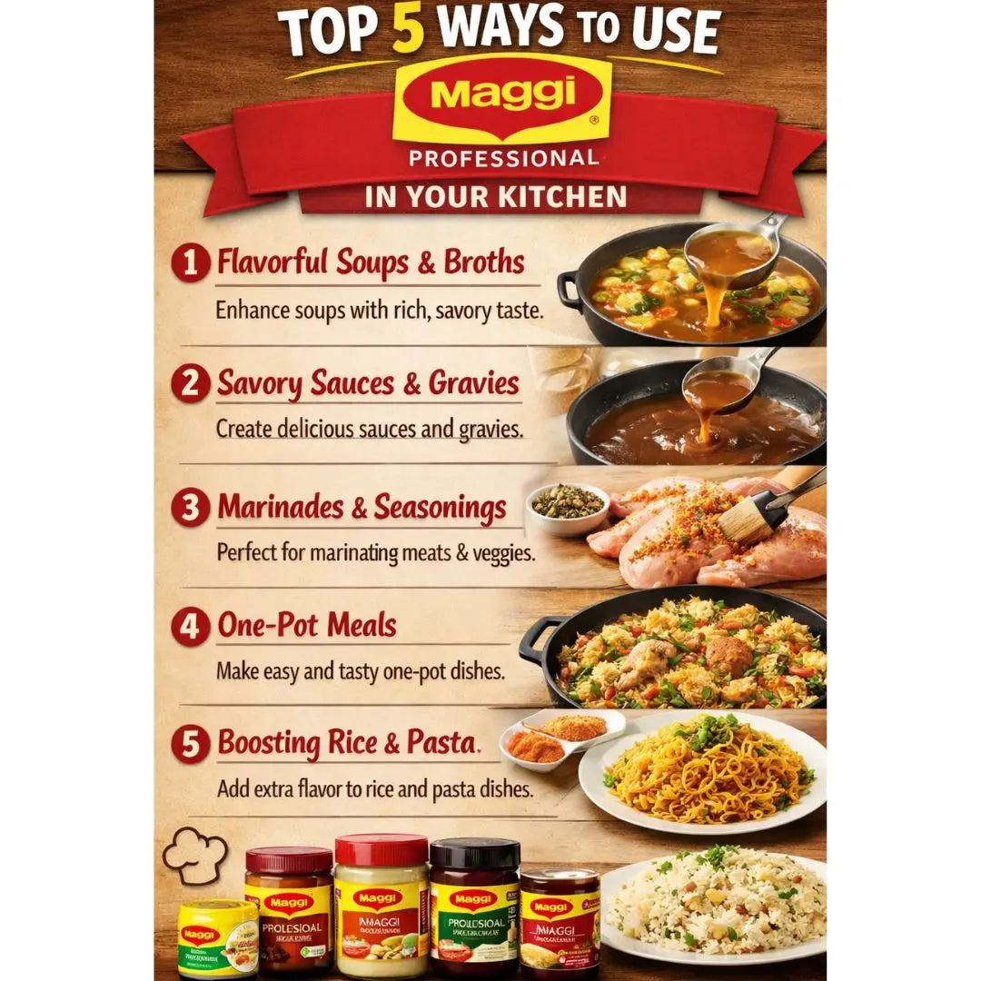 Top 5 Ways to Use Maggi Professional in Your Kitchen - Petits Tresors