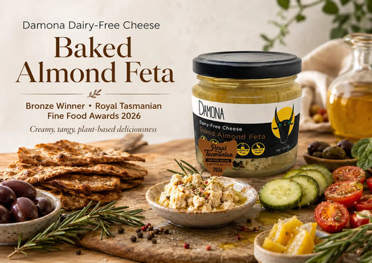 Damona Baked Almond Feta: The Bronze-Winning Vegan Cheese Bringing Creamy, Tangy Magic to Every Plate Petits Tresors