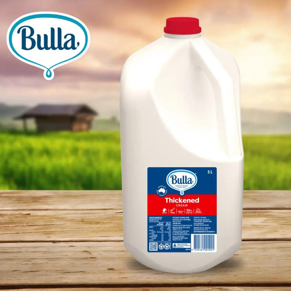 Bulla Thickened Cream 5 L – Rich, Smooth & Perfect for Whipping or Cooking Bulla