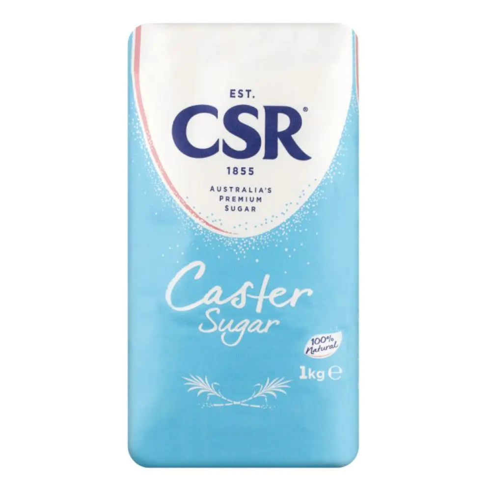 CSR Pure Caster Sugar 1kg – Fine-Texture Sugar for Baking & Desserts CSR Sugars