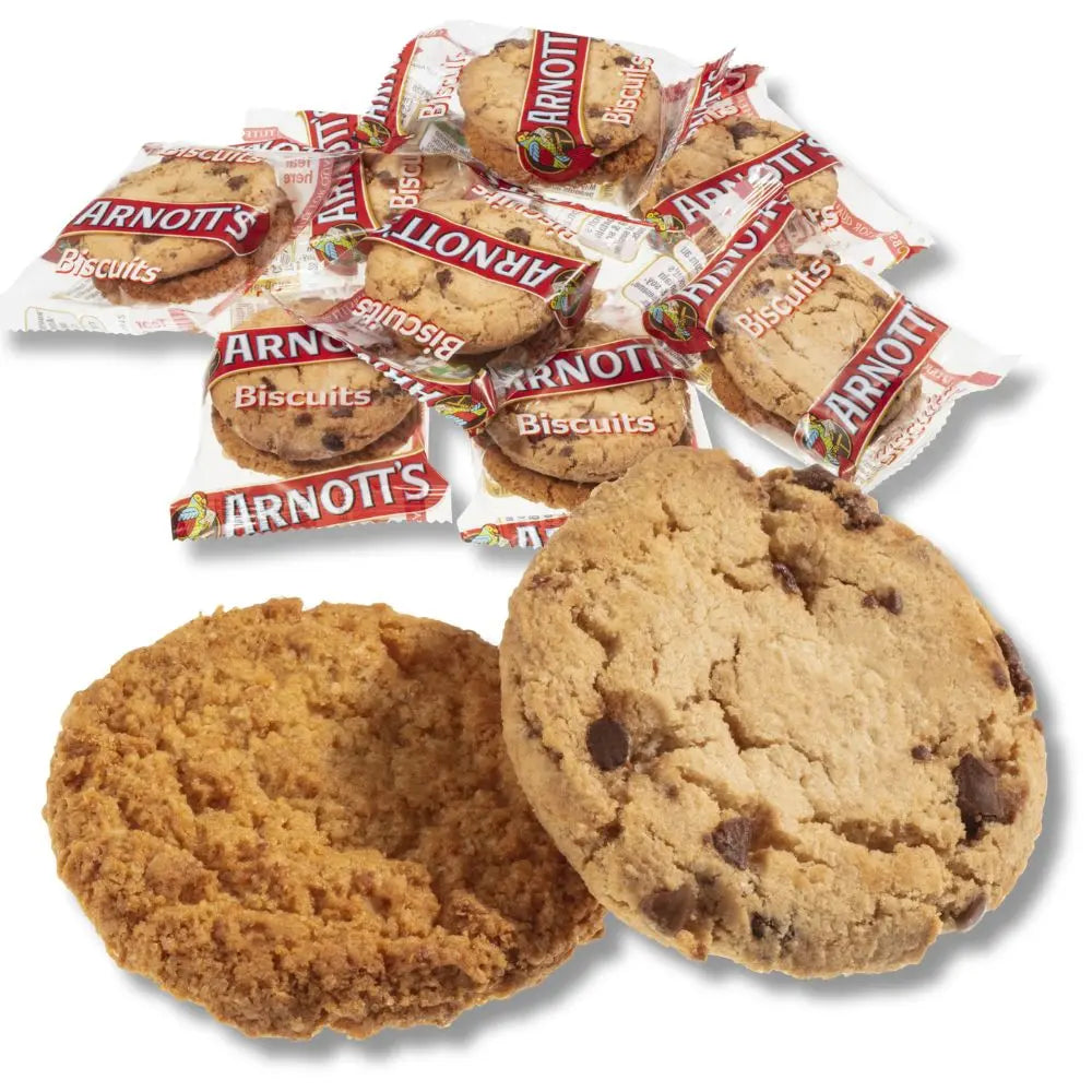 Arnott’s Butternut Snap & Farmbake Chocolate Chip Biscuit Duo – Crunchy Classics Arnott’s