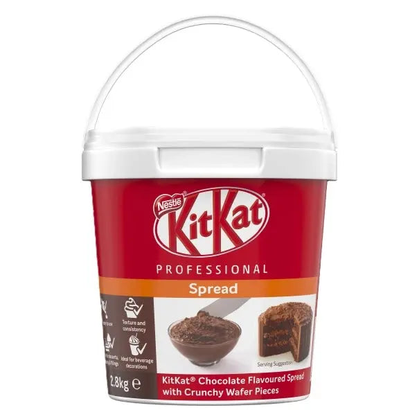 KITKAT® Spread 2.8kg – The Ultimate Chocolate Wafer Spread for Foodservice Petits Tresors