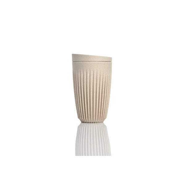 Huskee Cup | Reusable Cup with Lid 12oz/354ml Natural