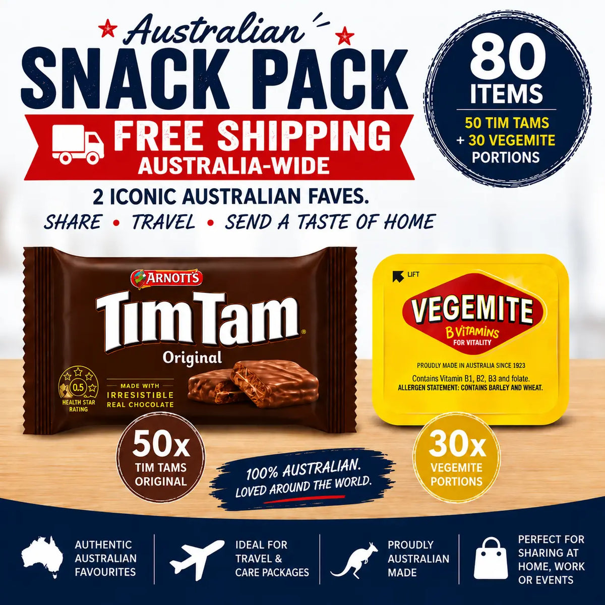 50_Tim_Tams_30_Vegemite_Free_AU_Shipping