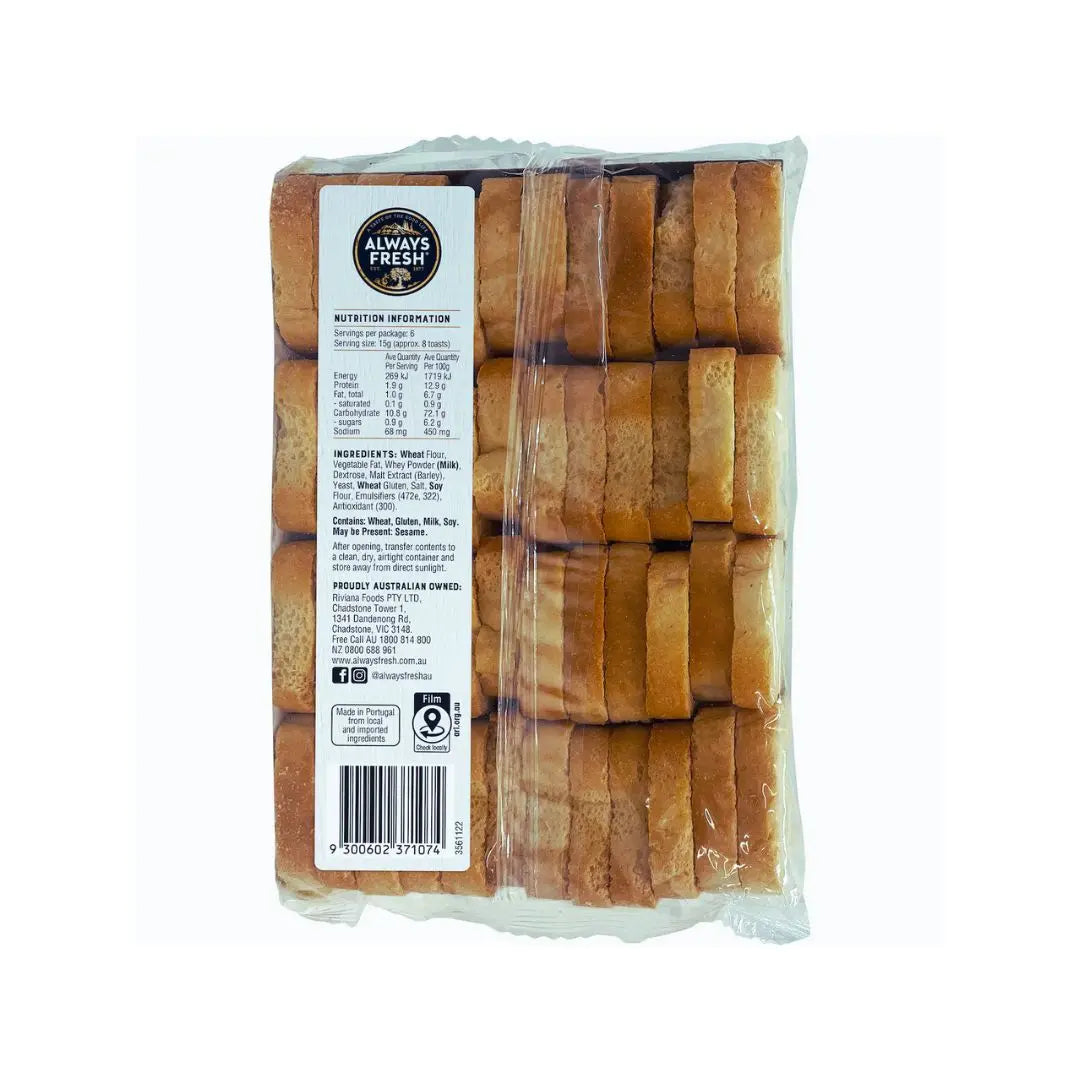Always Fresh Mini Toasts 90g - Petits Tresors