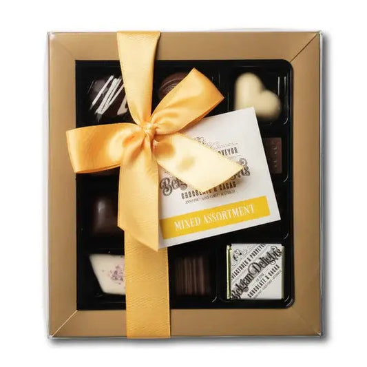 Belgian Delights 15pc Mixed Chocolate Gift Box – Milk, Dark & White Belgian Delights