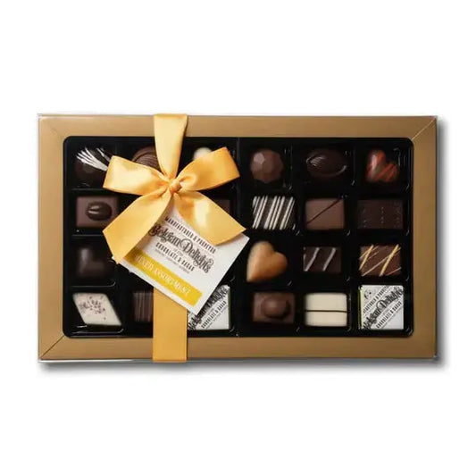 Luxury Belgian Chocolate Gift Box – 355g Assorted Pralines & Ganaches Belgian Delights