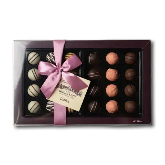 Belgian Delights 24-Piece Truffle Gift Box – Premium Assorted Chocolates Belgian Delights