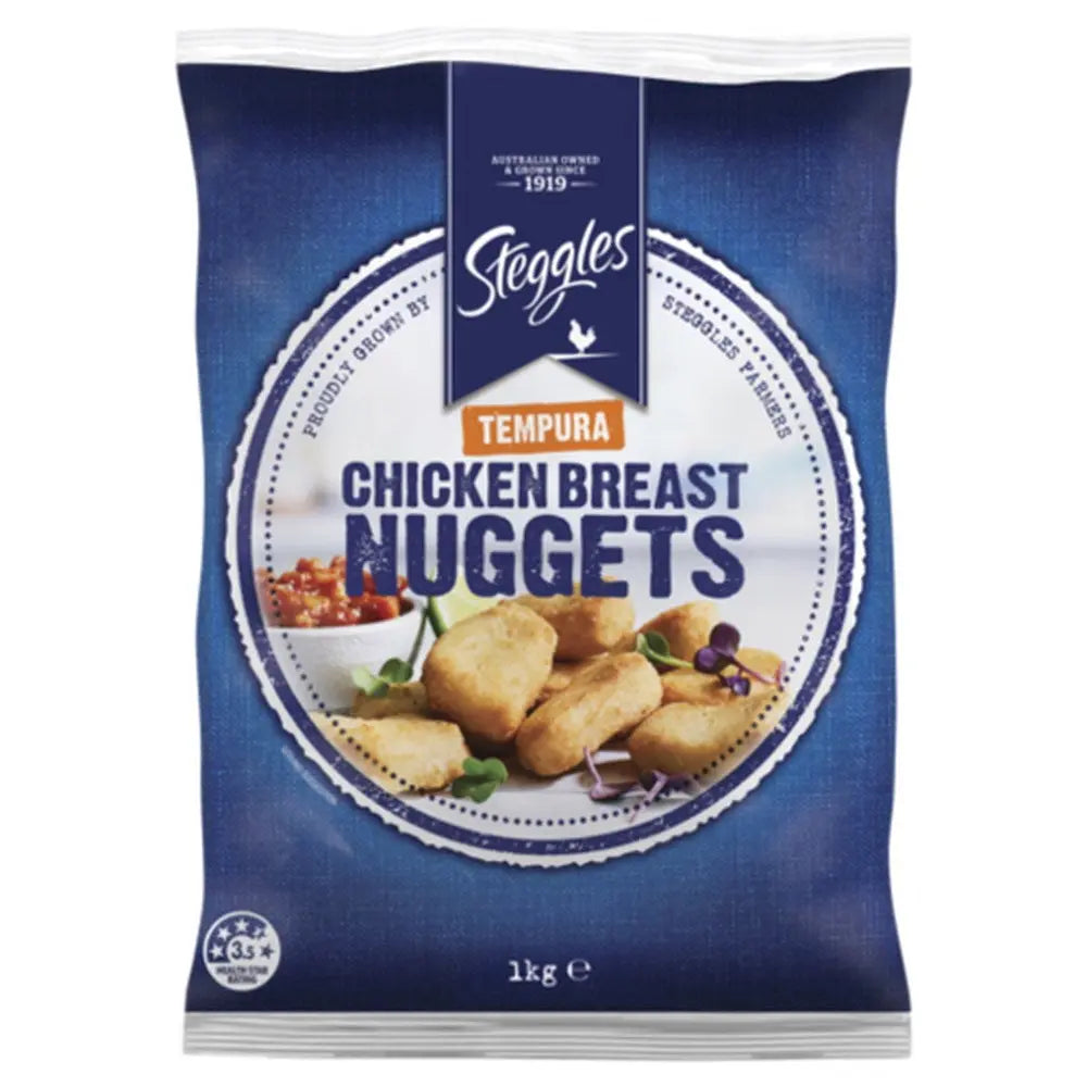 Steggles Tempura Chicken Breast Nuggets Steggles