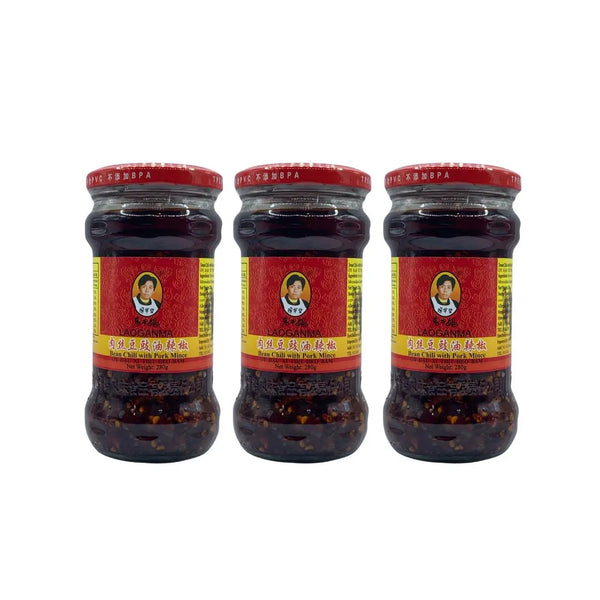 Lao Gan Ma Chilli Bean Sauce 280g 3 Pack