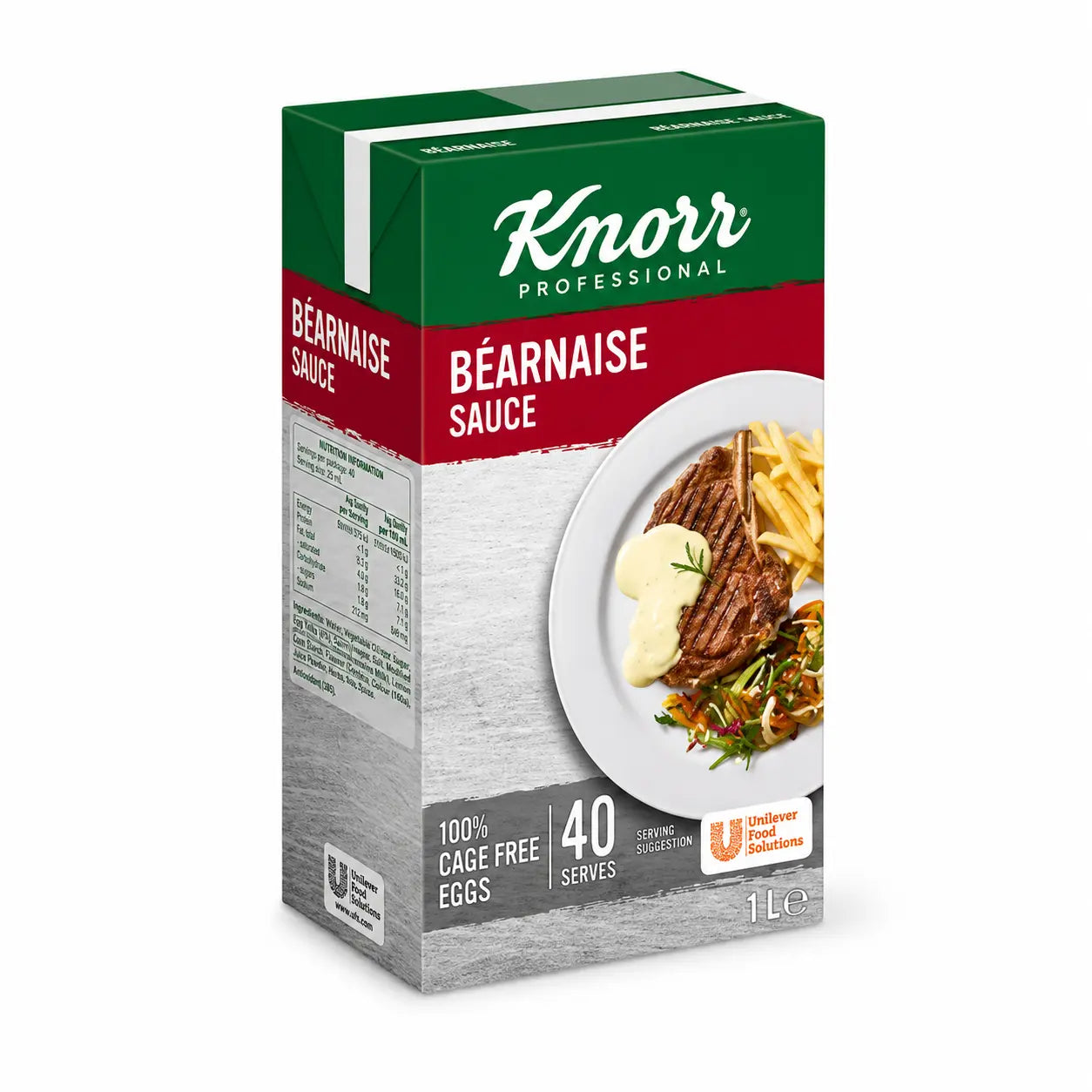Knorr Béarnaise Sauce – Gluten Free, 1L | Singles, 3-Pack or 6-Pack Knorr