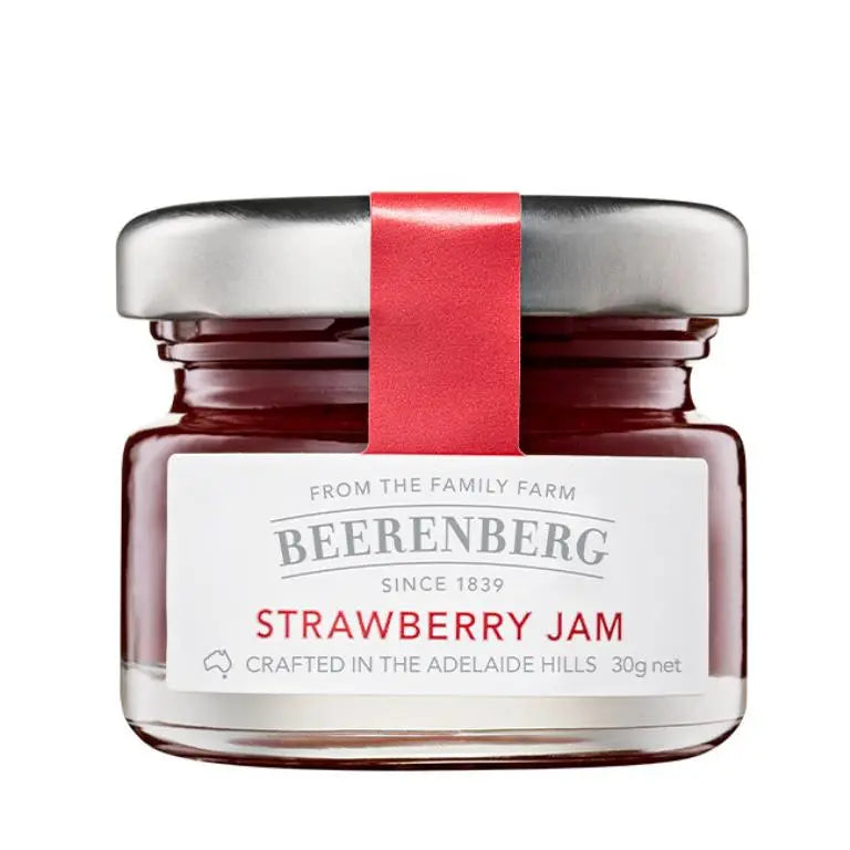 Beerenberg Strawberry Jam 30g single-serve glass jar