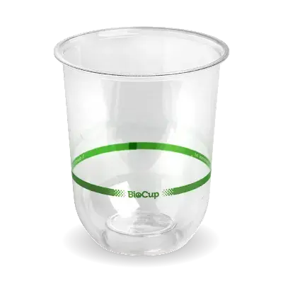 500ml Clear Compostable Tumbler Cups – Eco-Friendly Bioplastic BioPak