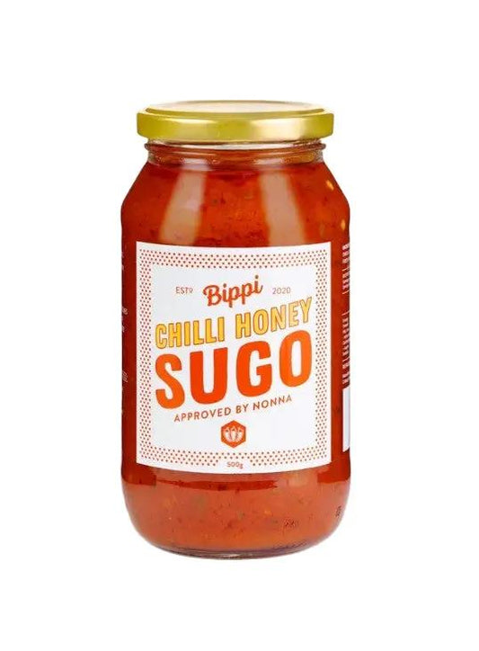 Bippi Chilli Honey Sugo 500 g – Sweet & Spicy Italian Tomato Pasta Sauce Bippi Chilli