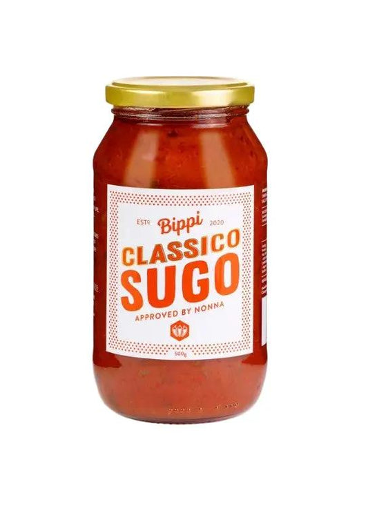 Bippi Classico Sugo 500g – Traditional Italian Tomato Pasta Sauce Bippi Chilli