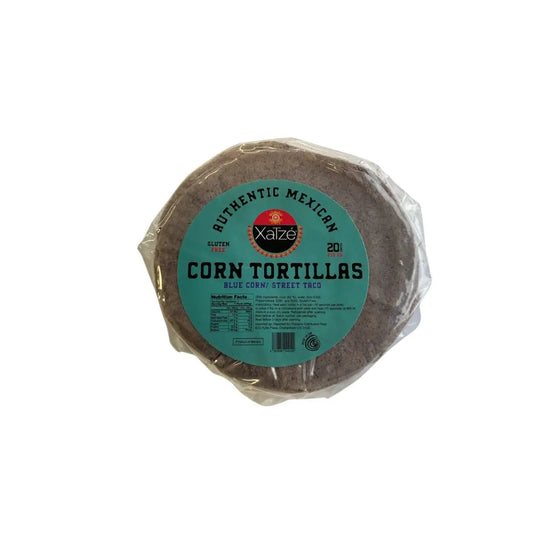 Blue Corn Tortillas Xatze 10 cm – 250 g (Pack of 20) Xatze