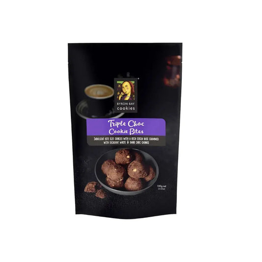 Byron Bay | Cookies Triple Choc Cookie Bites| 100g - Petits Tresors