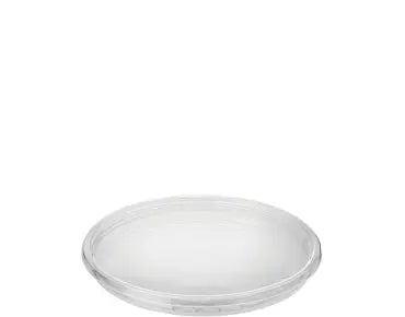 One-Size-Fits-All Round P.E.T Lid – 117 mm Clear, Airtight & Recyclable Castaway