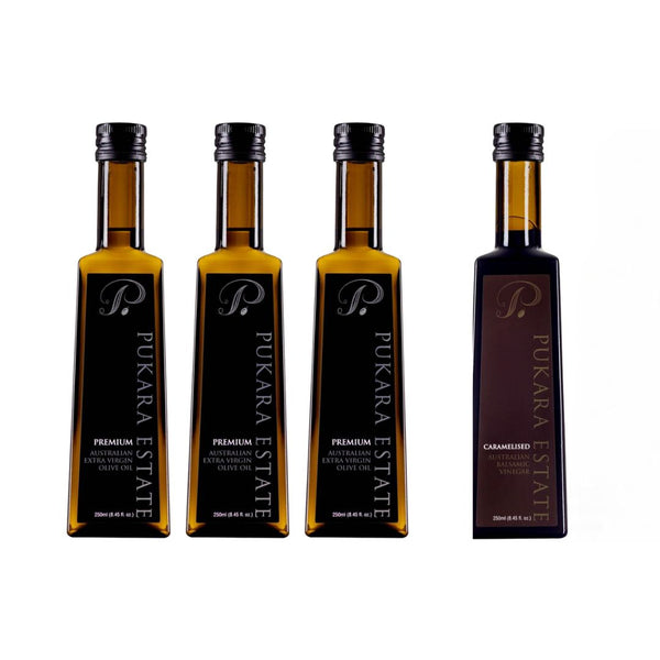 Pukara Estate Caramelised Balsamic Vinegar & Australian Extra Virgin Olive Oil - PetitsTresors