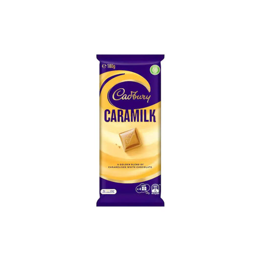 Cadbury Caramilk 180 g – Caramelised White Chocolate Block Petits Tresors