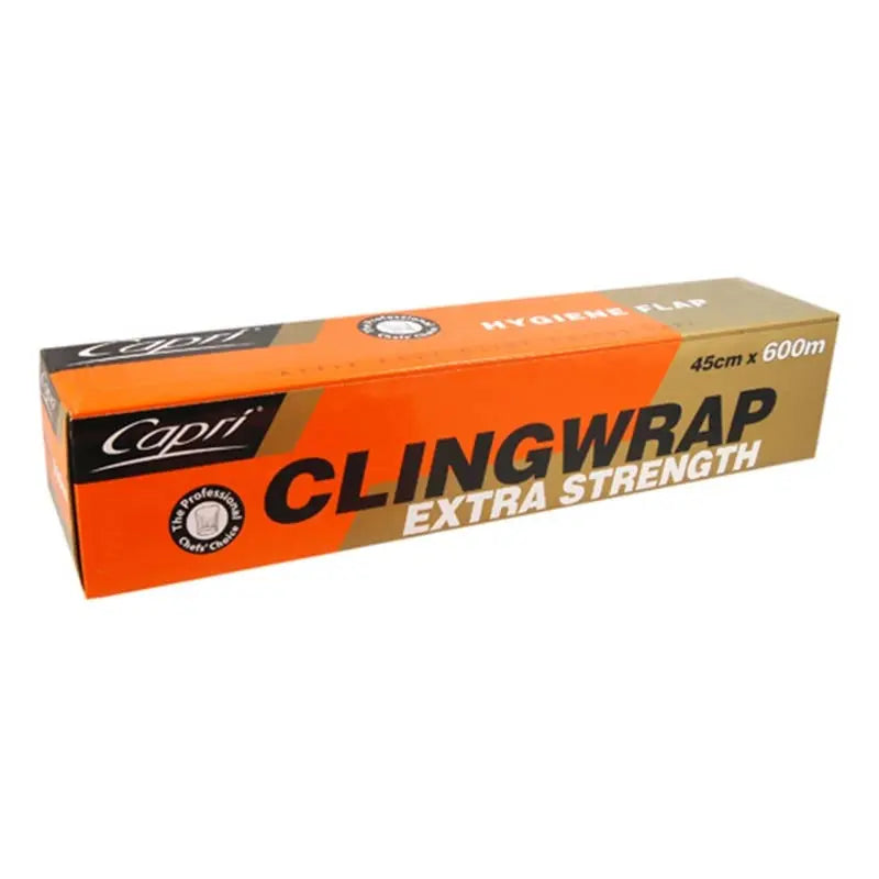Capri Cling Wrap Extra Strength Roll 600mm x 45m - Petits Tresors