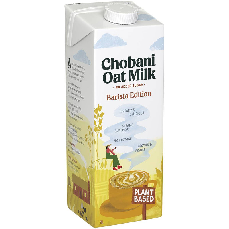 Chobani Oat Milk 8 X 1Lt Cartons